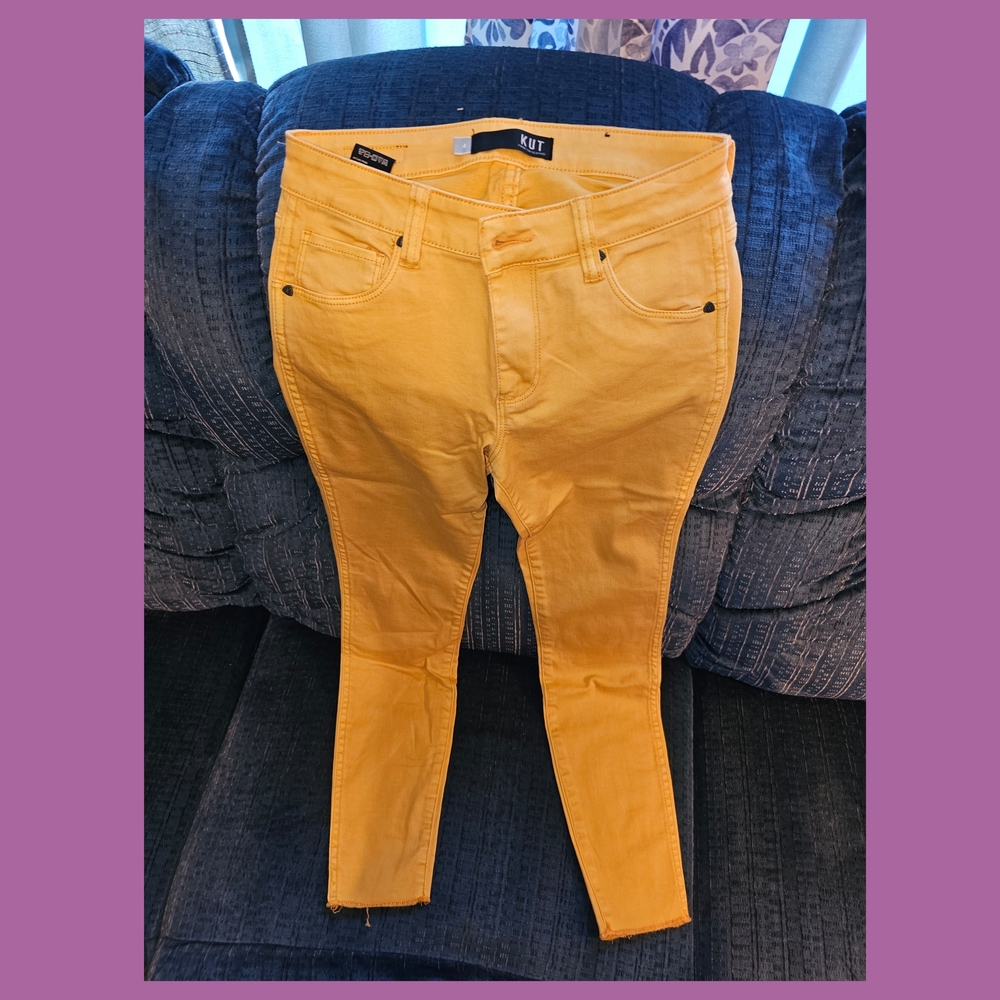 Kut from the Kloth Women's Yellow Jeans